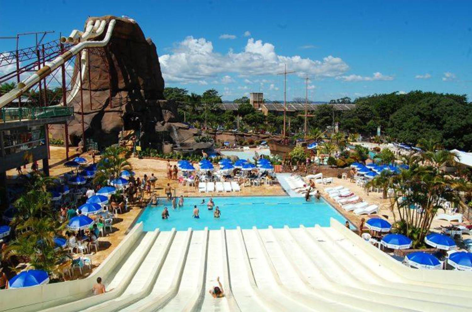 Lacqua Diroma Oficial - Diroma Acqua Park Incluido - Com Roupa De Cama E Banho Caldas Novas Exteriör bild